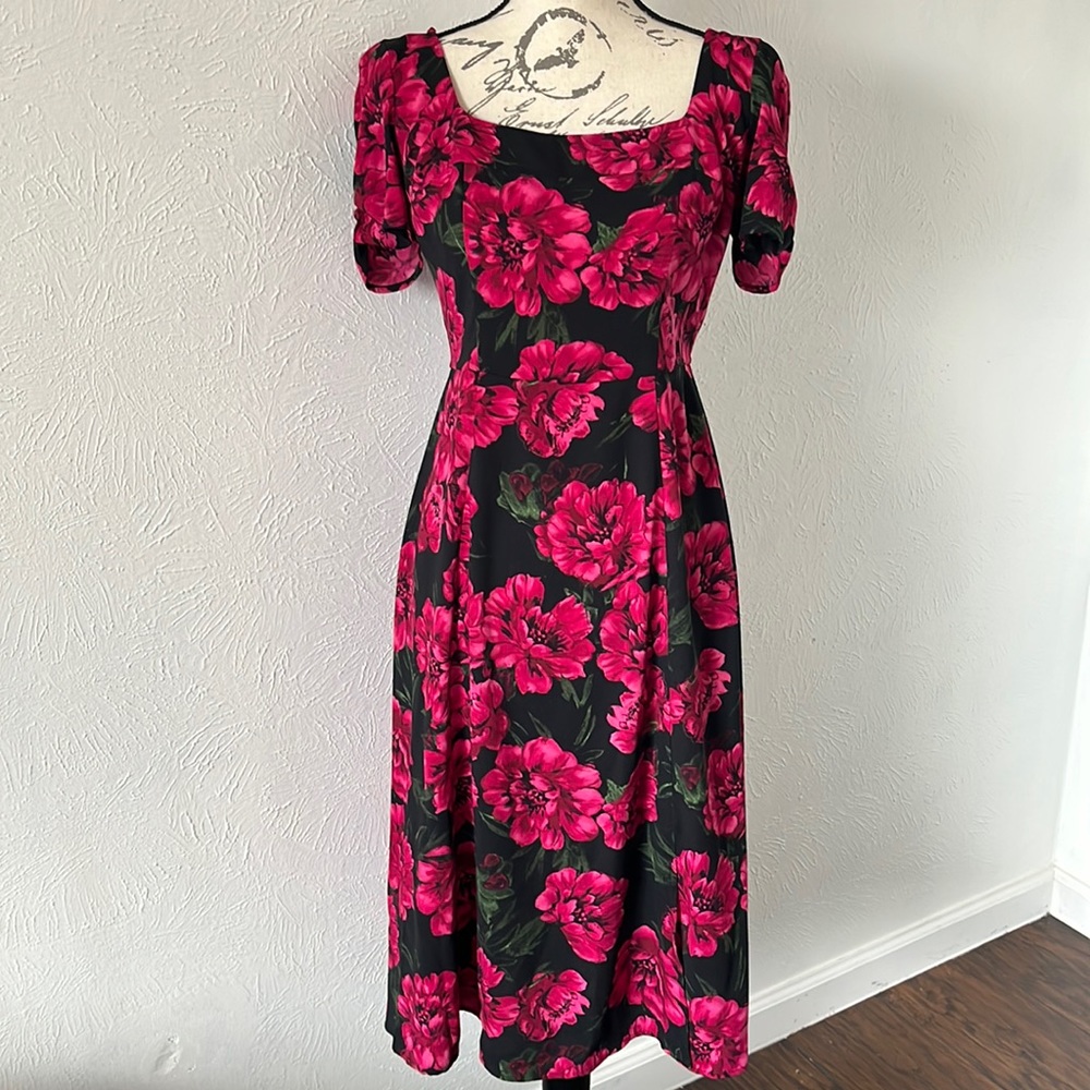 Leith Midi Floral Dress